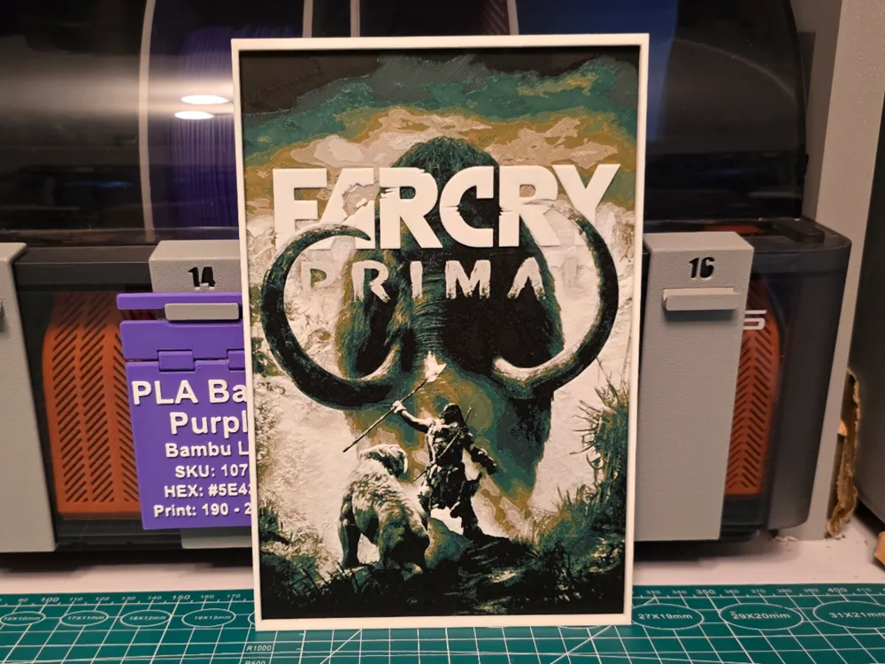 Far Cry Primal Game Poster - Hueforge Art, photo 3 of 4 - Far Cry Primal Game Poster - Hueforge Art Generative Art