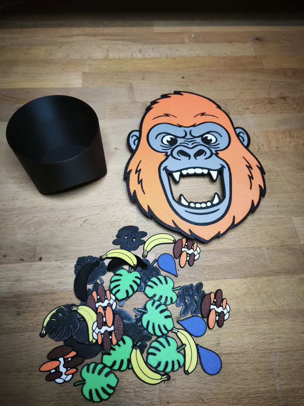 Feeding Gorilla Head, Interactive Educational Toy, photo 4 of 4 - Feeding Gorilla Head, Interactive Educational Toy Kids & Baby