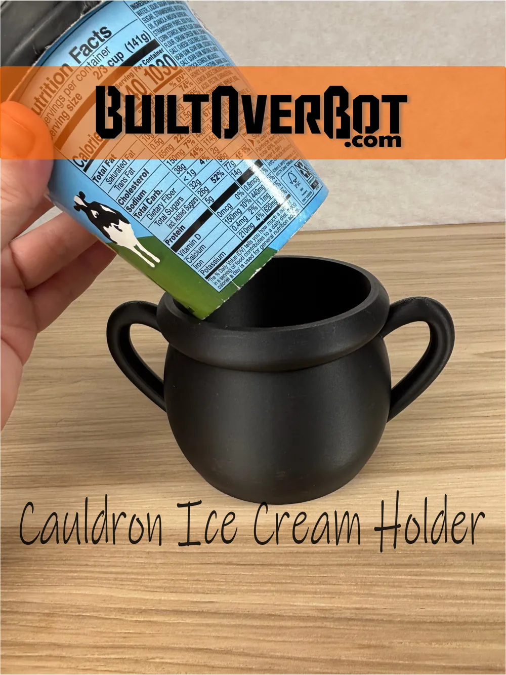 Feelin' Witchy Ice Cream Holder, photo 3 of 4 - Feelin' Witchy Ice Cream Holder Household
