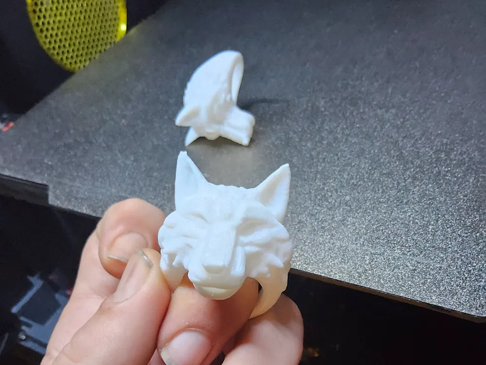 Feline Wolf Ring - Rings, in stock in India