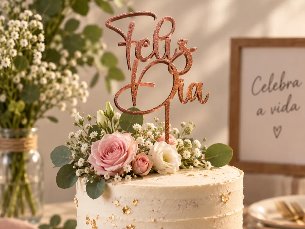 Feliz Dia Cake Topper, photo 3 of 4 - Feliz Dia Cake Topper Gifts & Occasions