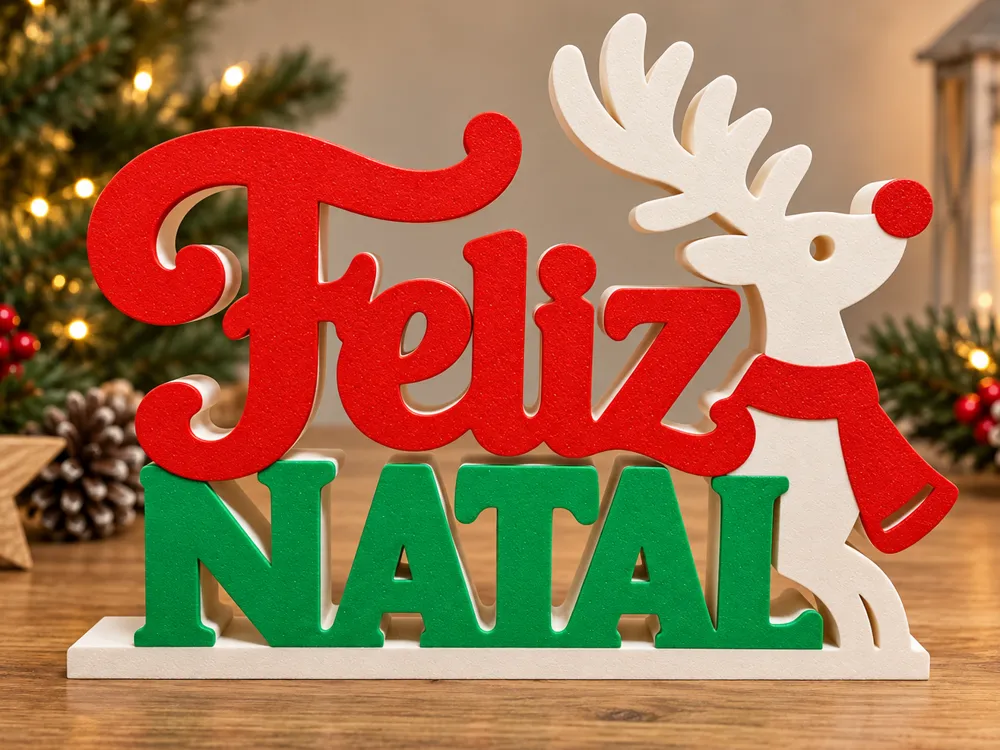 Feliz Natal, Christmas Reindeer Decoration, photo 4 of 4 - Feliz Natal, Christmas Reindeer Decoration Gifts & Occasions