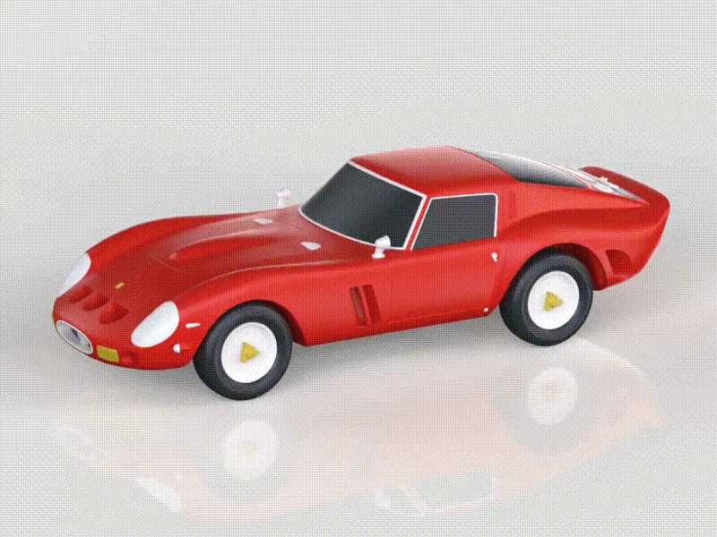 Ferrari 250 GTO Race Car Model