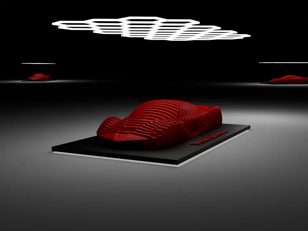 Ferrari LaFerrari Layered Sculpture