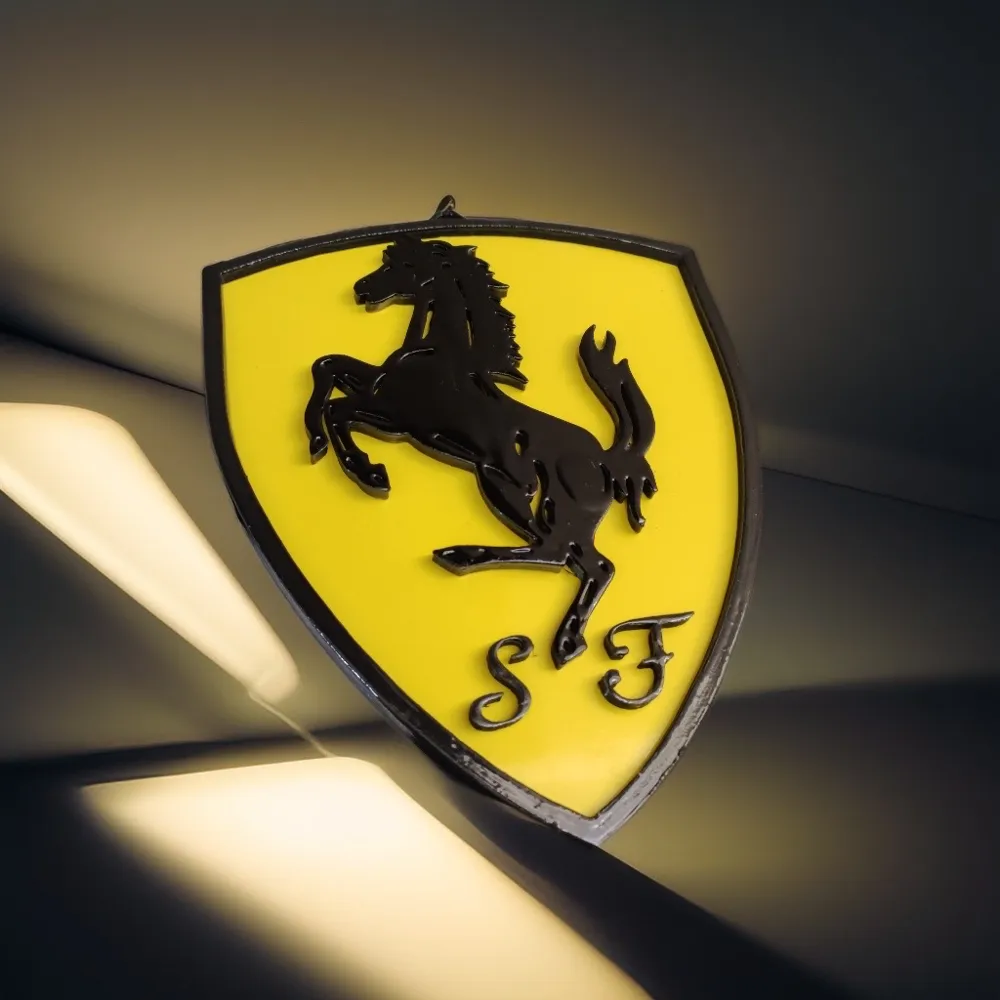 Ferrari logo wall, photo 2 of 4 - Car Badges & Emblems, emblem