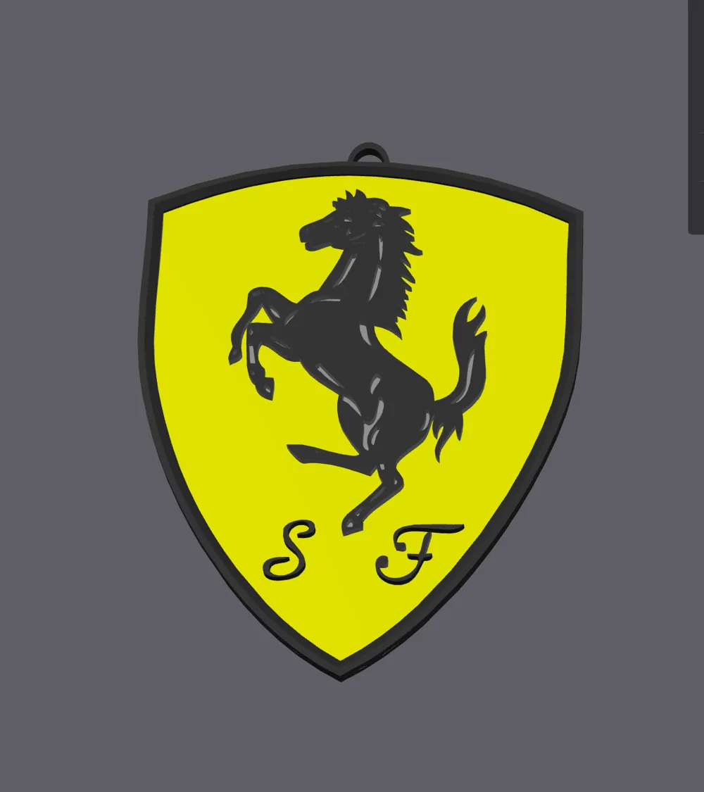 Ferrari logo wall, photo 3 of 4 - Car Badges & Emblems, scudo