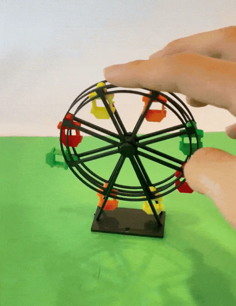 Ferris Wheel - Kit Card, photo 2 of 4 - Ferris Wheel - Kit Card Models, RC & Drones