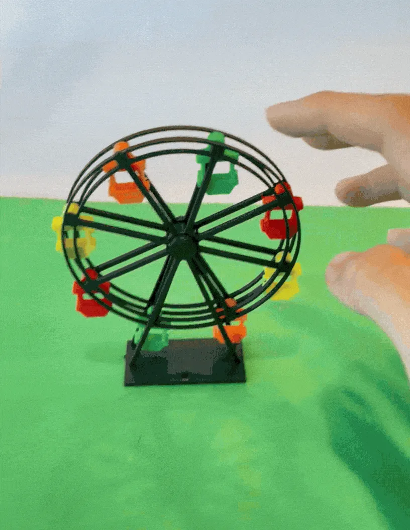 Ferris Wheel - Kit Card, photo 3 of 4 - Ferris Wheel - Kit Card Models, RC & Drones