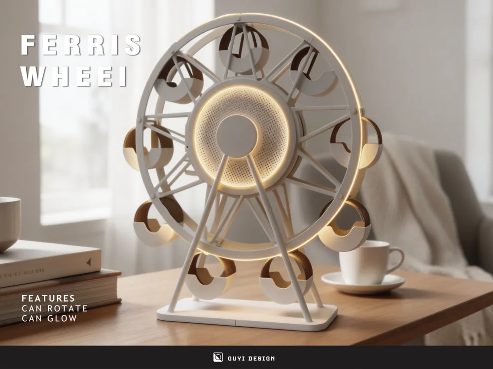 Light-Up Spinning Ferris Wheel