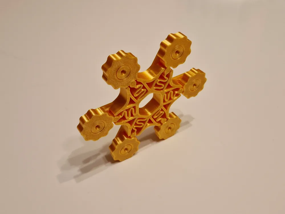 Fidget Click Star Gears, photo 2 of 4 - Fidget Click Star Gears Fidget & Sensory Toys