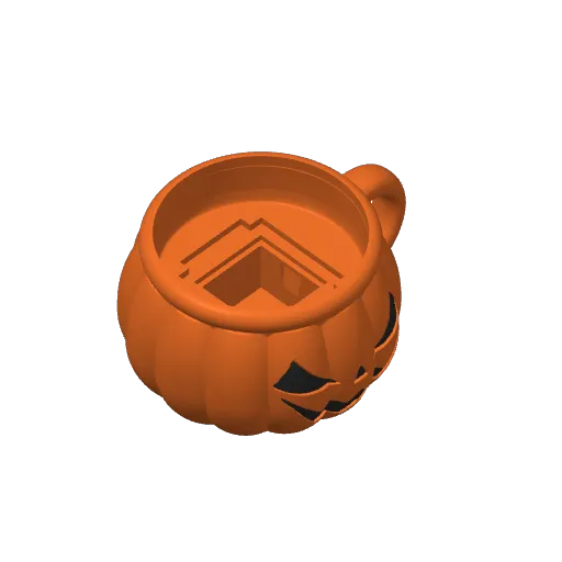 Fidget Pumpkin Spice Latte Clicker Keychain, photo 4 of 4 - Fidget Pumpkin Spice Latte Clicker Keychain Keychains