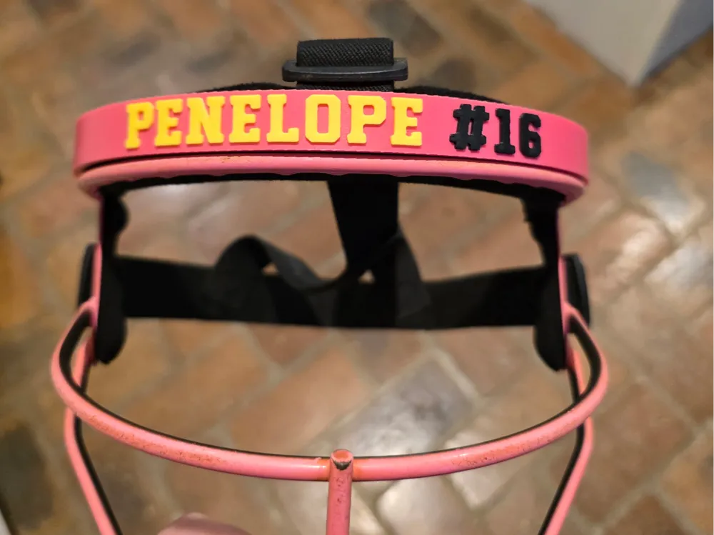 Fielding Mask Name plate - blank - Name Plates, in stock in India