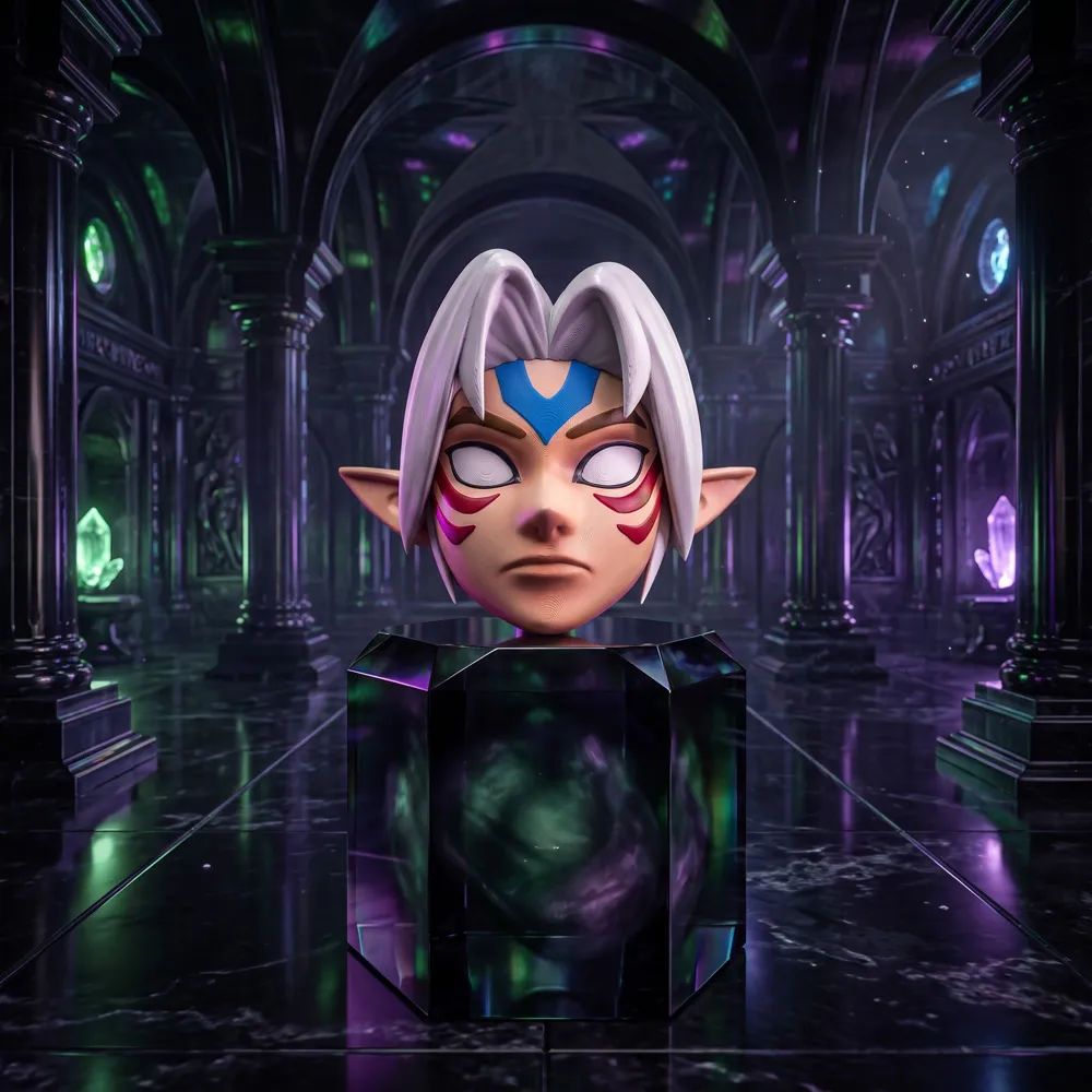 Fierce Deity Mask - Majora's Mask, photo 2 of 4 - Fierce Deity Mask - Majora's Mask Props & Cosplay