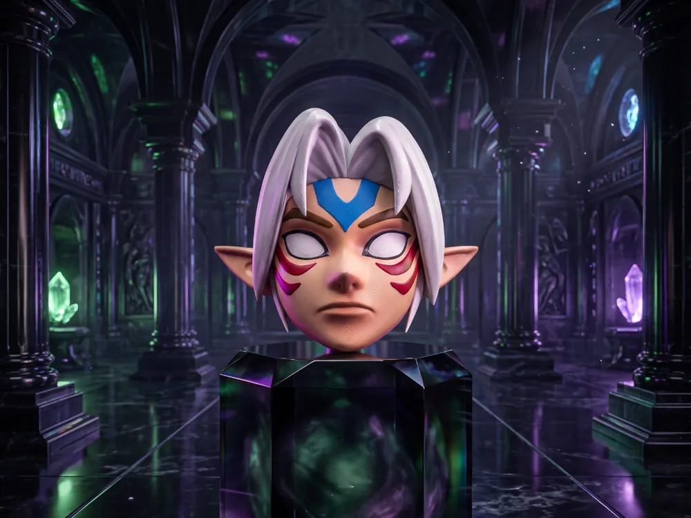 Fierce Deity Mask - Majora's Mask, photo 4 of 4 - Fierce Deity Mask - Majora's Mask Props & Cosplay