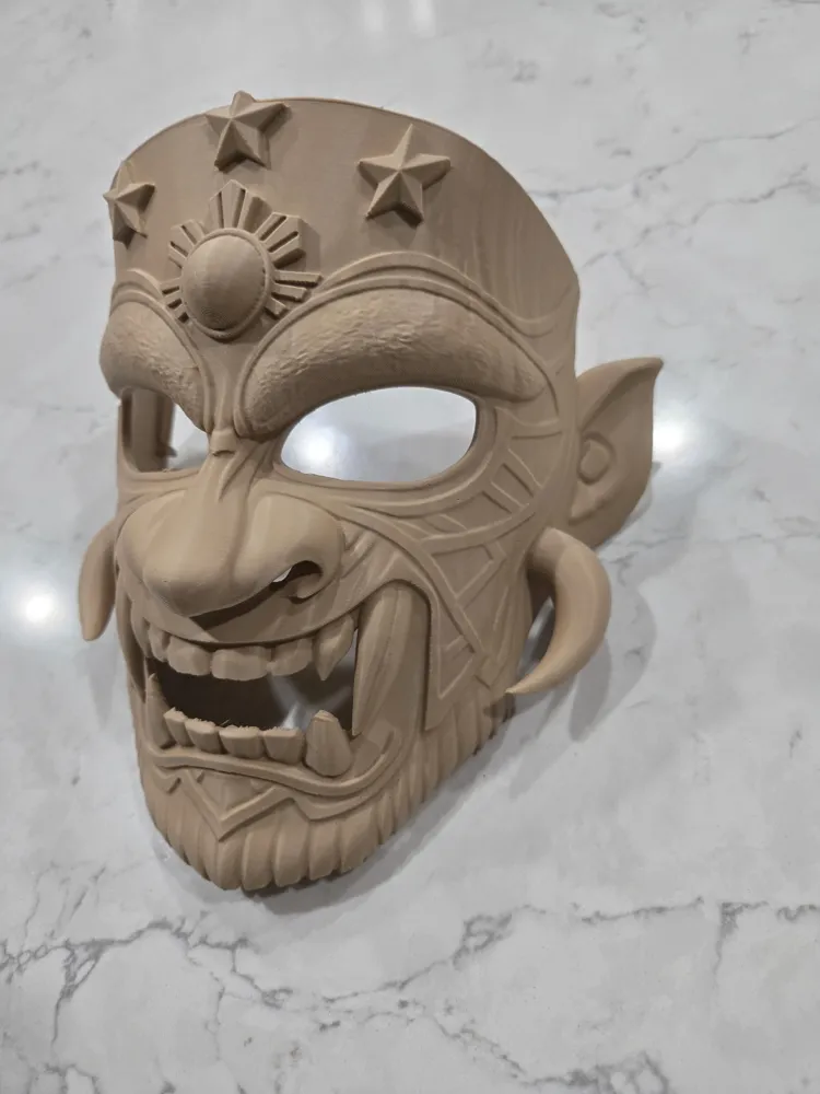 Filipino Tribal Mask, photo 4 of 4 - Filipino Tribal Mask Props & Cosplay