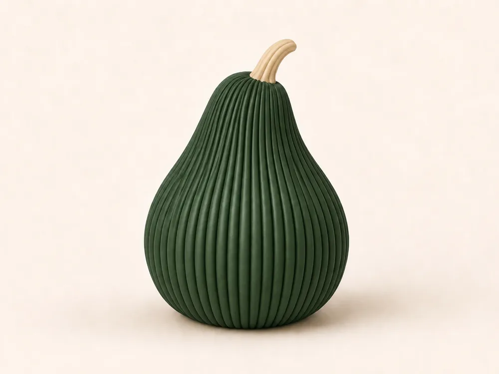 Fine Rib Butternut Pumpkin, photo 3 of 4 - Fine Rib Butternut Pumpkin Household