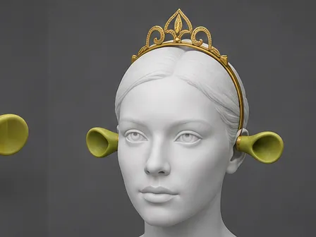 Fiona’s crown and ears from Shrek, photo 4 of 4 - Fiona’s crown and ears from Shrek Props & Cosplays