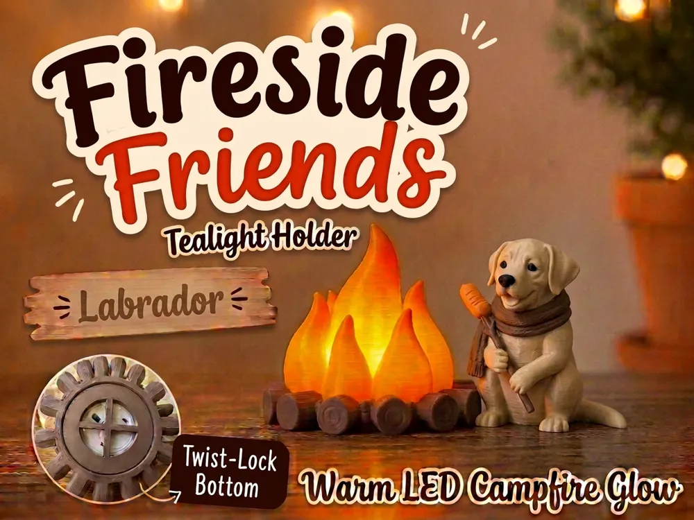 Fireside Friends Labrador - Dog Breed Figurines, in stock