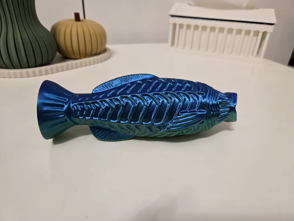 Fish Vase & Decorative Sculpture, 2in1 Home Decor, photo 3 of 4 - Fish Vase & Decorative Sculpture, 2in1 Home Decor Pets
