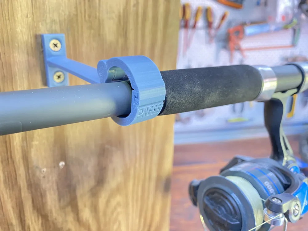 Fishing Rod Holder, Secure Press-to-Open Latch, photo 2 of 4 - Fishing Rod Holder, Secure Press-to-Open Latch Tools