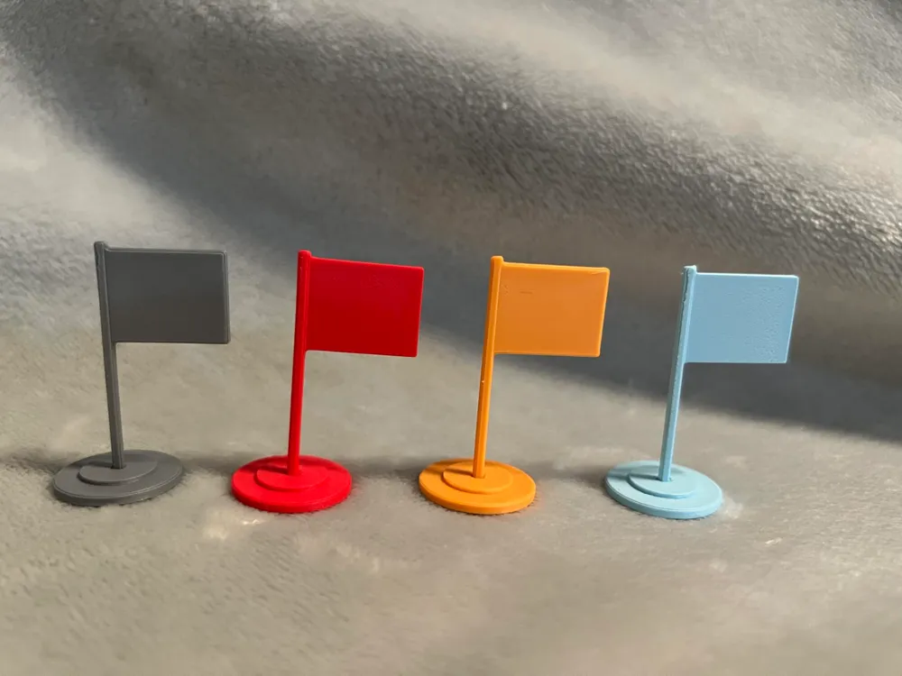 Flag and Base for Board Games, photo 2 of 4 - Classic Board Games & Game Sets, board game accessories