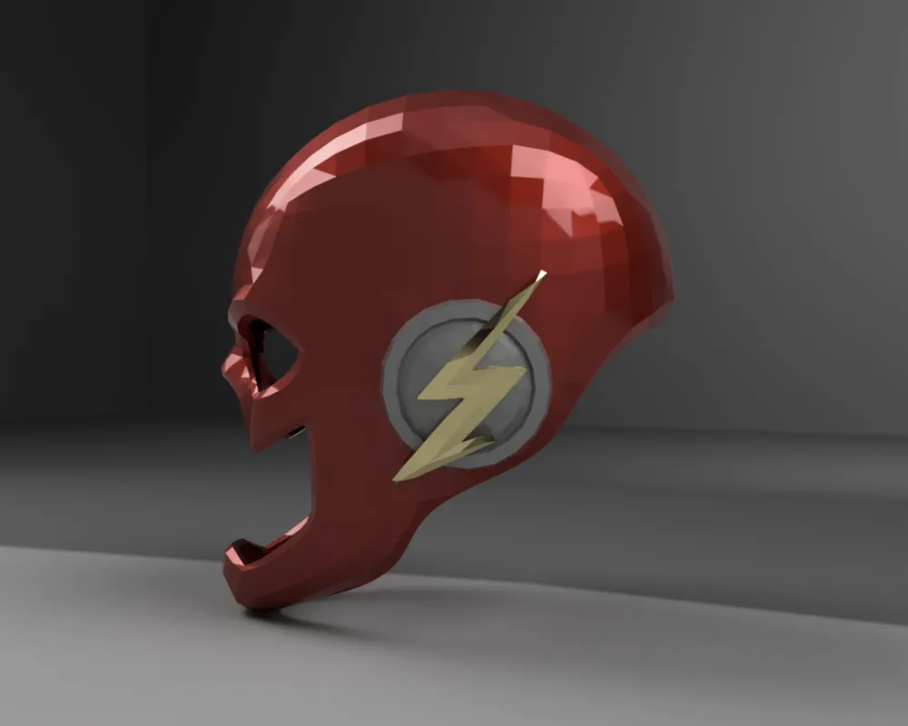 Flash inspired Wearable mask, photo 4 of 4 - Superhero Masks, cosplay