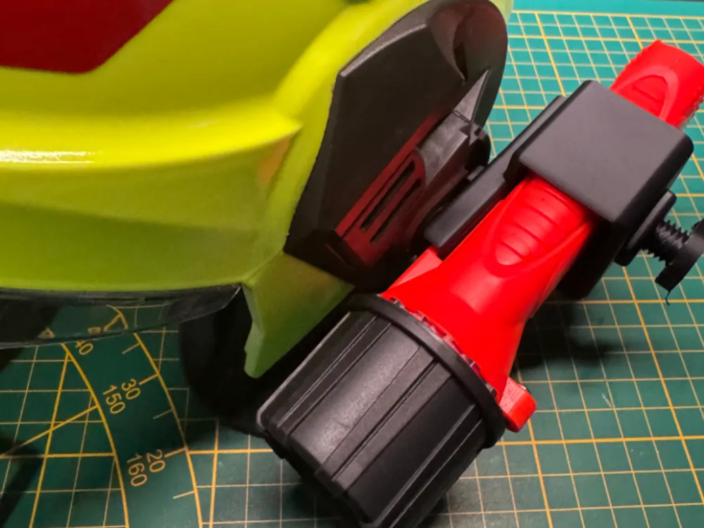 Flashlight Helmet Mount, PAB Dragon HT05