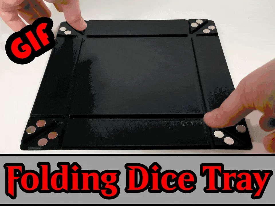 Flat Folding Dice Tray for DnD / MTG / Board Games - Board Games, in stock in India