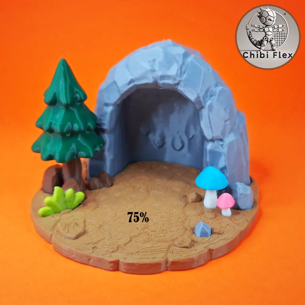 Flexi Baby Mr. & Mrs. Bigfoot & Diorama kit, photo 4 of 4 - Articulated Animals, adorable
