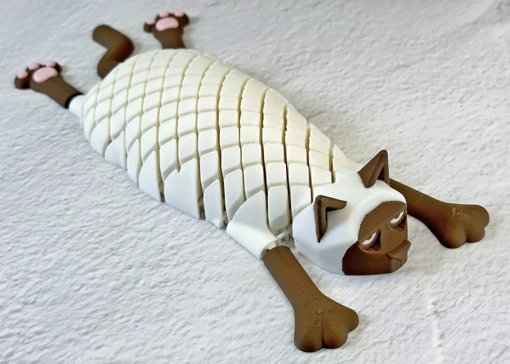 Flexi Cat Desk Pet, photo 2 of 5 - Articulated Cats & Dogs, siamese