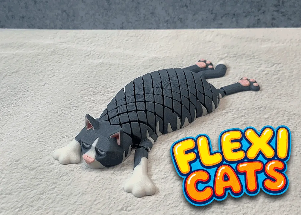 Flexi Cat Desk Pet - Articulated Cats & Dogs, in stock