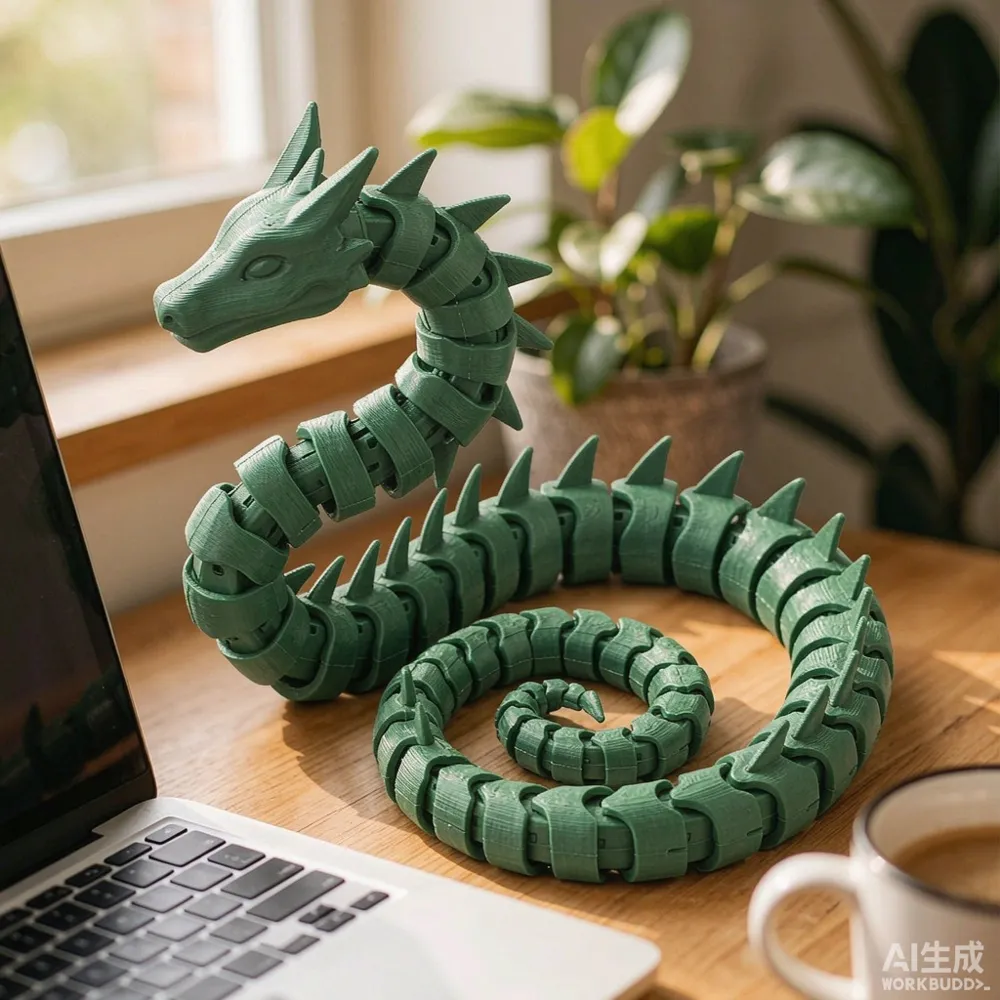 Flexi Dragon Fidget Toy, photo 3 of 3 - Flexi Dragon Fidget Toy Fidget & Sensory Toys