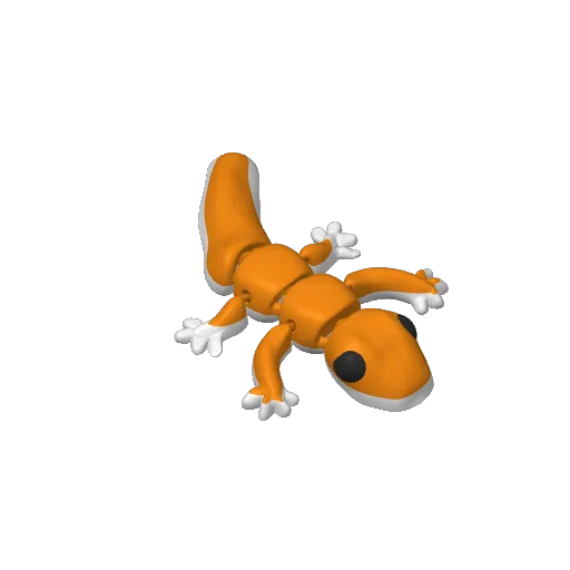 Flexi Gecko Lizard Articualted Mini, photo 4 of 4 - Flexi Gecko Lizard Articualted Mini Miniatures