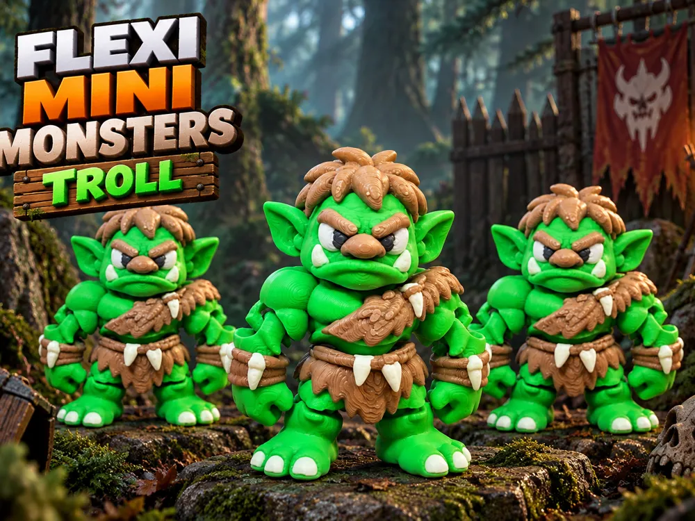 Flexi Mini Monsters: Tr0ll - Other Toys & Games, in stock in India
