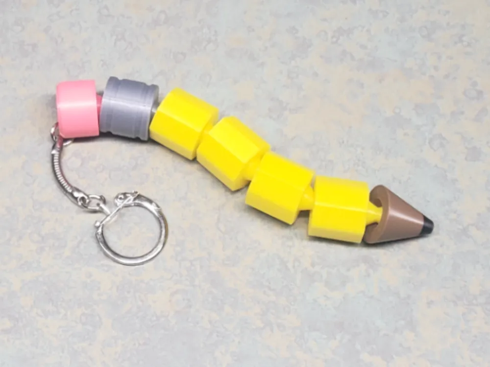 Flexi Pencil Charm or Keychain, photo 3 of 4 - Flexi Pencil Charm or Keychain Toys & Games