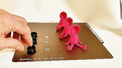 Flexi Squid Game Buddies-No Glue,Snap-Fit Masks!, photo 2 of 4 - Flexi Squid Game Buddies-No Glue,Snap-Fit Masks! Props & Cosplay