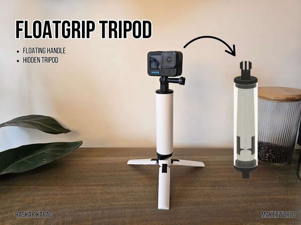 FLOATGRIP, 3-in-1 Tripod & Floating Handle