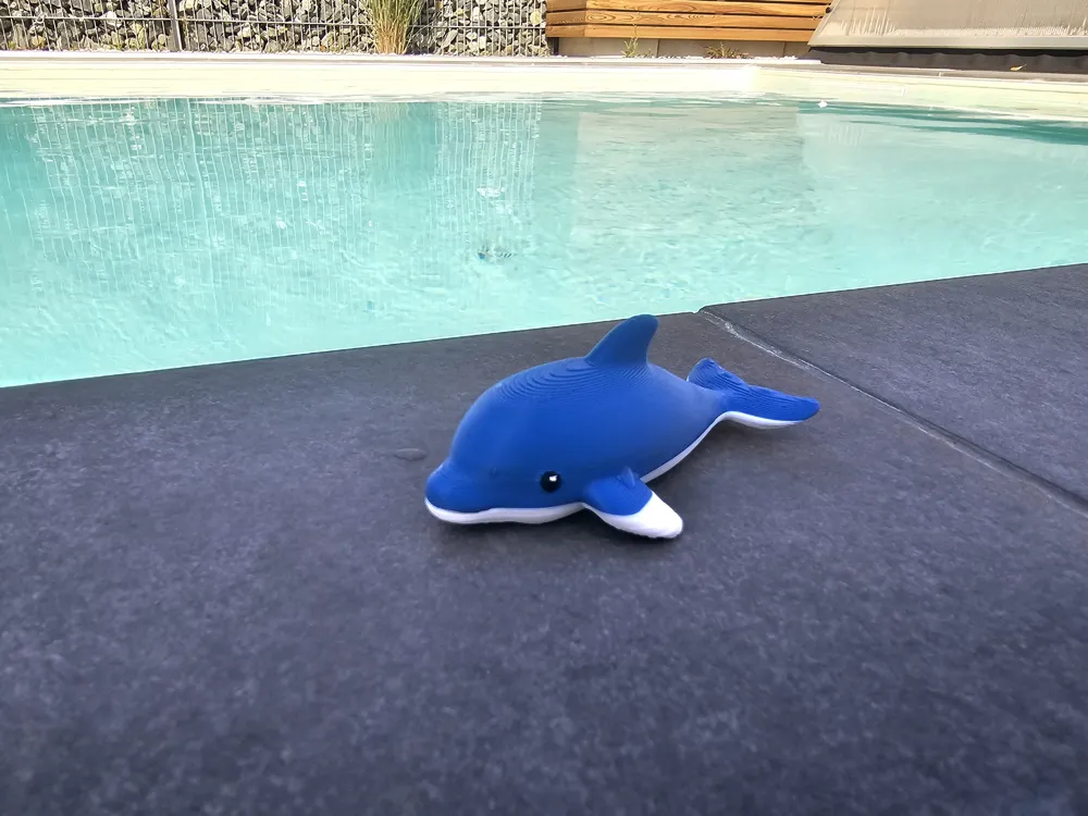 Floating Dolphin - Pool Toy, photo 2 of 5 - Water & Sand Toys, floatingdolphin