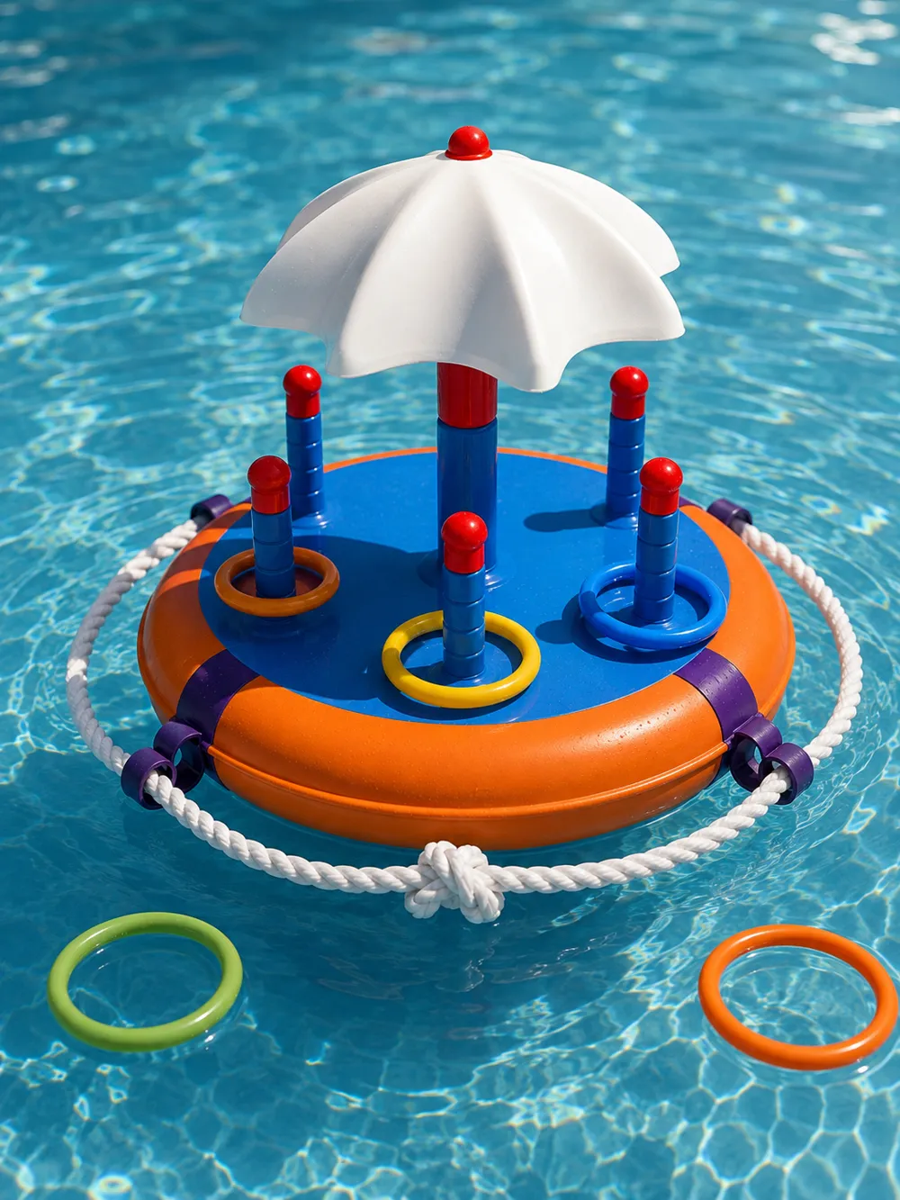 Floating Ring Toss Pool Game, Pool Toy, photo 2 of 4 - Water & Sand Toys, ringtoss