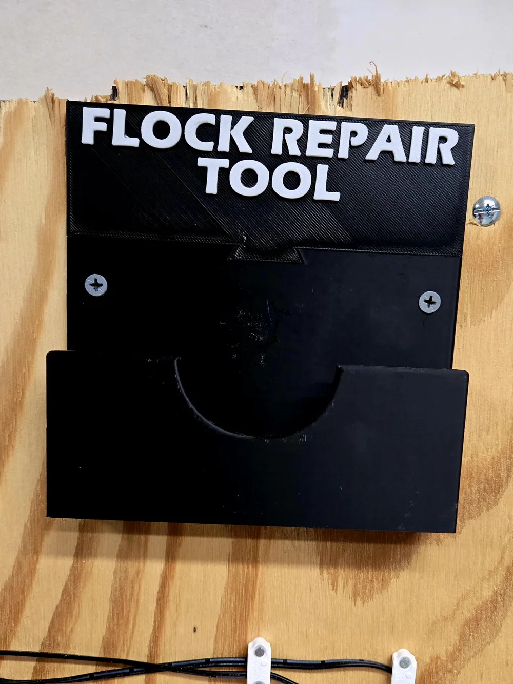 Flock Repair Angle Grinder Holder - Wall Mount, photo 2 of 4 - Flock Repair Angle Grinder Holder - Wall Mount Tools