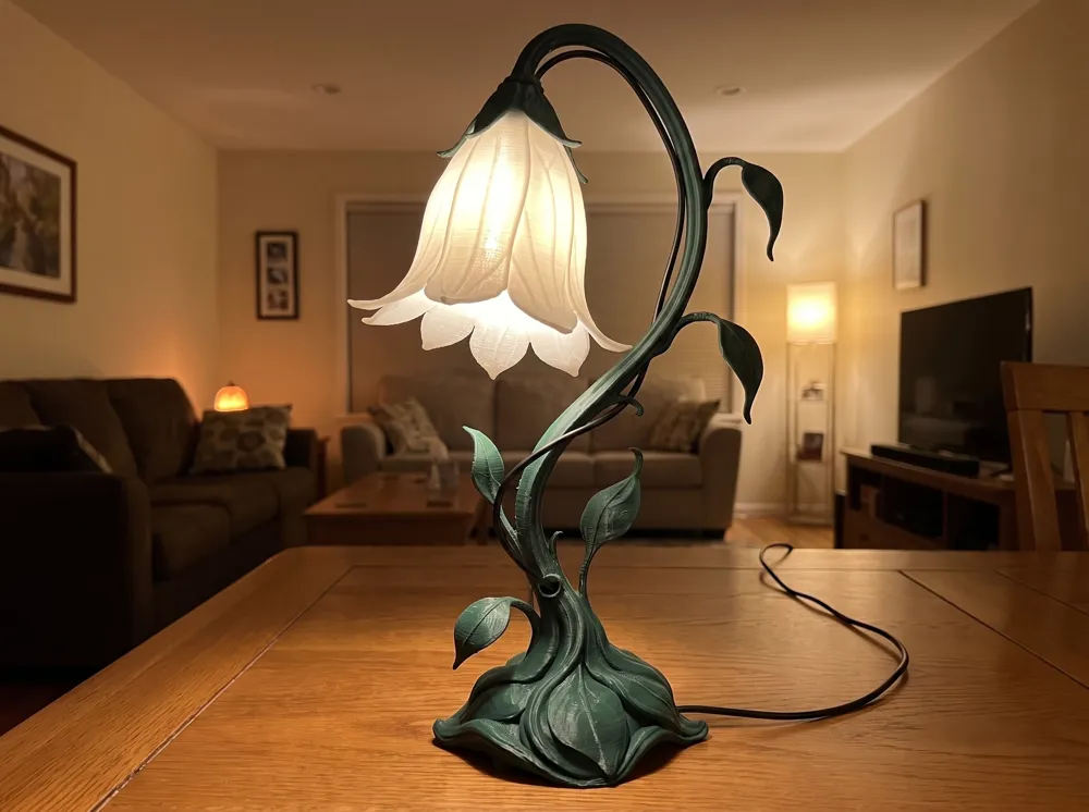 FloraGlow Botanical Lamp, photo 3 of 5 - Table & Desk Lamps, surreal