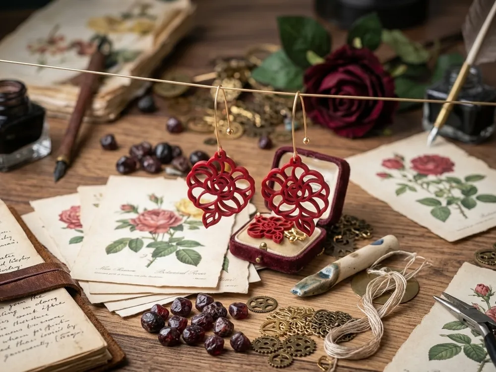 Orecchini Fiore - Earrings, in stock in India