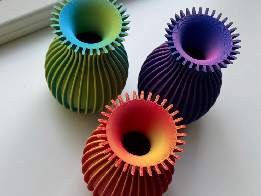 Bloemvaas - Ribbed & Textured Vases, in stock in India