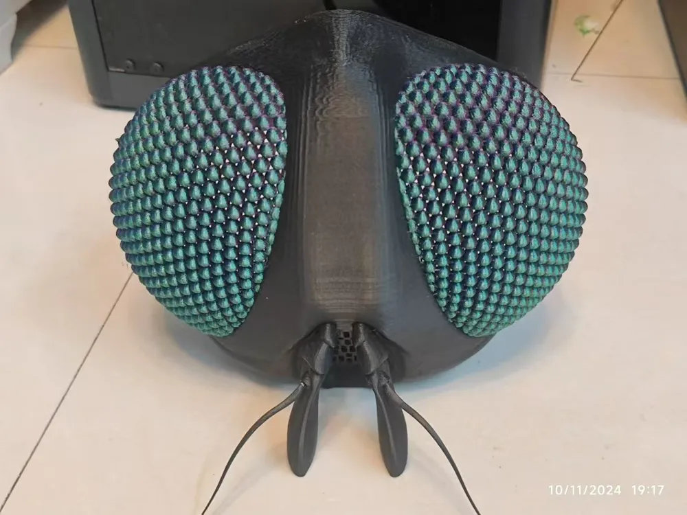 Fly Head Mask, photo 3 of 4 - Skull & Horror Masks, flexi