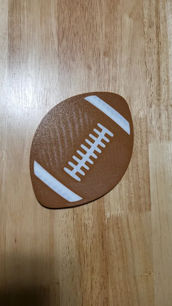 Football Coaster, photo 4 of 4 - Football Coaster Home Decor Items