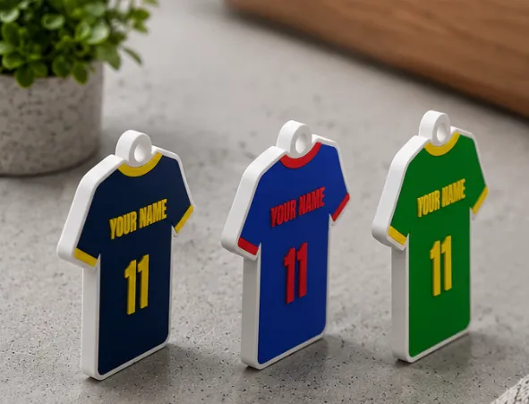 Football Jersey Keychain 2026 - Fully Customizable, photo 3 of 4 - Photo & Custom Keychains, personalized