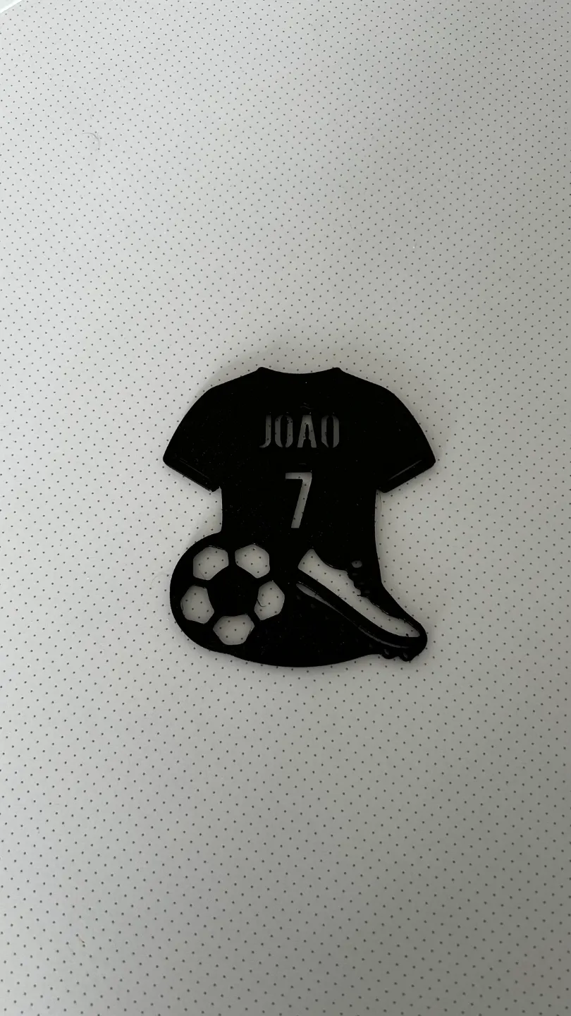 Football Name Wall Art, Joao, photo 2 of 4 - Football Name Wall Art, Joao Art