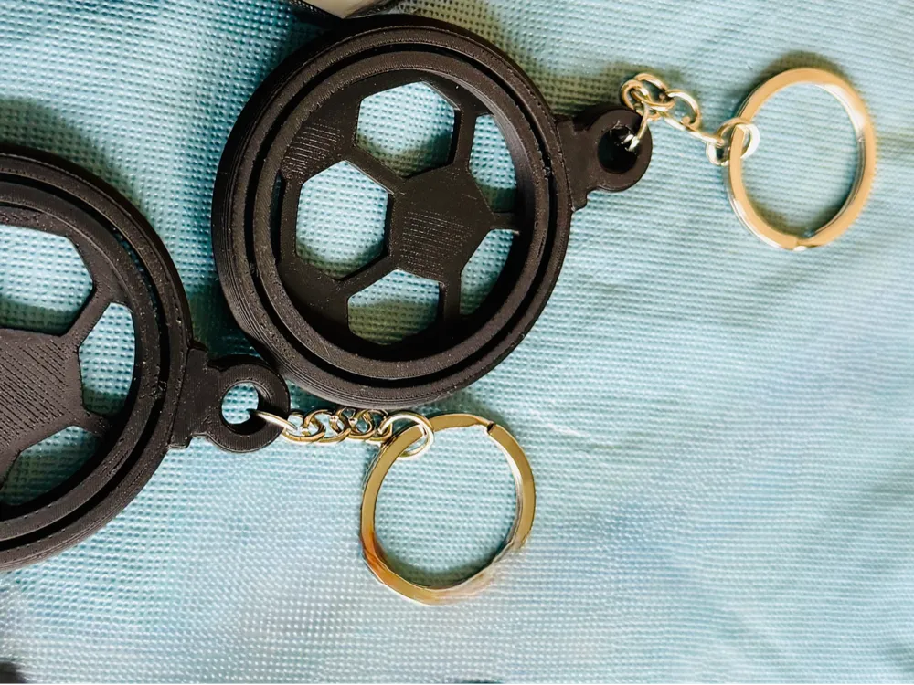 Football keychain, photo 3 of 4 - Football keychain Generative Art