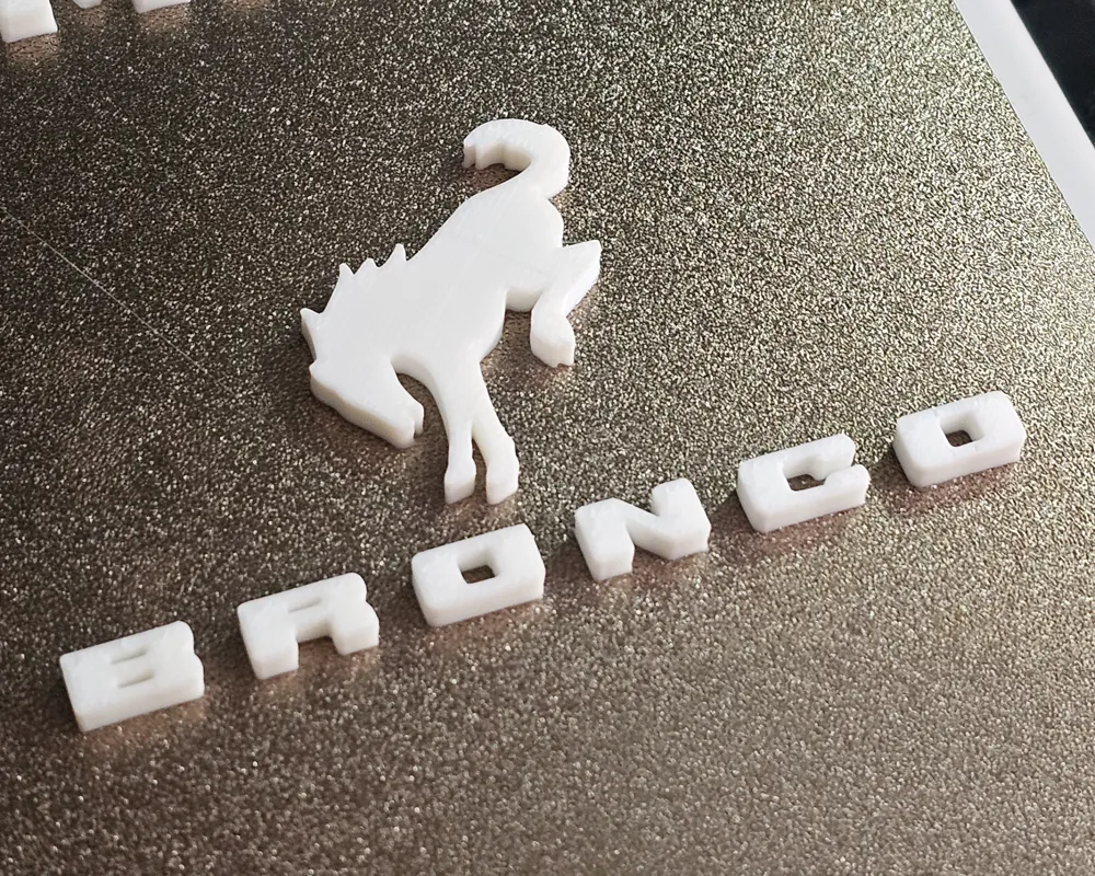 Ford Bronco Logo - Custom, photo 3 of 4 - Car Badges & Emblems, chevy