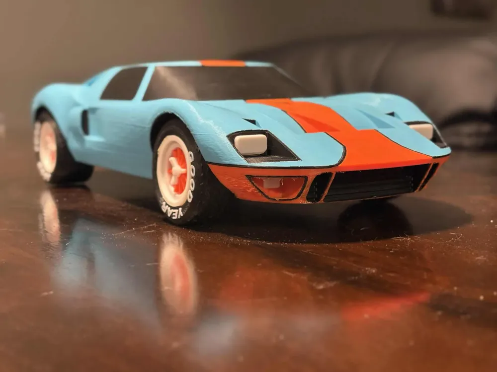 Ford GT 40 (Le Mans) Kit Card (1:24 scale), photo 3 of 4 - Car, Tank & Vehicle Kit Cards, america